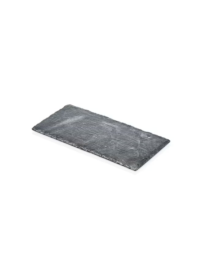 Slate Effect Rectangular Serving Board Dark Grey 16.2 x 32.5 cm 47013.CAL